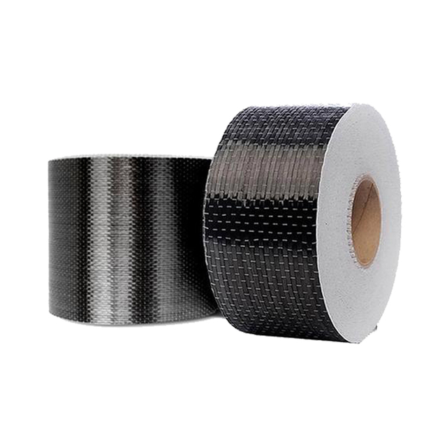 R-CF-UD 200gsm Construction Reinforcement Unidirectional Carbon Fiber Fabrics UD Carbon Cloth for beams, columns, walls, floor slabs, and piers