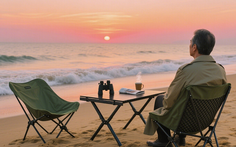 Camping-Moon-Chairs--Folding-Tables