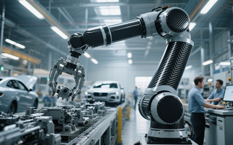 Application Trends of Carbon Fiber in Robotic Parts