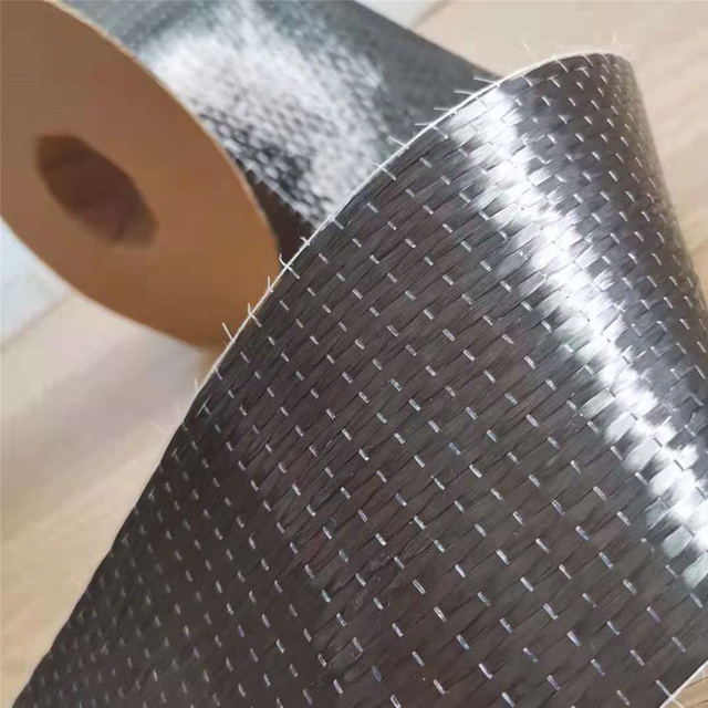 R-CF-UD 300gsm High Model (Level II) Factory Direct Carbon Fiber UD Unidirectional Reinforcing Fabric12k T300 150g for Building Reinforcement