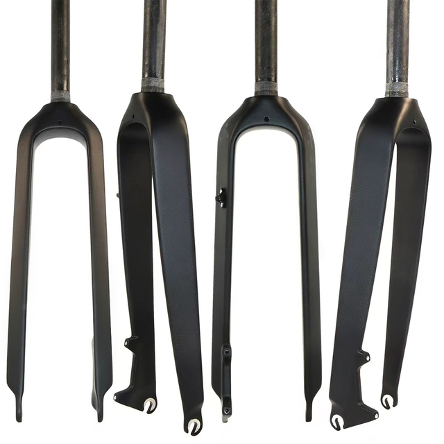 Full Carbon Fiber Lightweight Gravel Disc Brake Thru Axle Bicycle Fork Manufacturer 