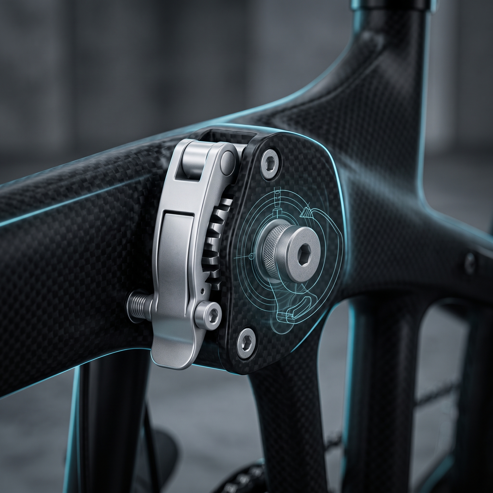 Carbon fiber foling bicycle (5)