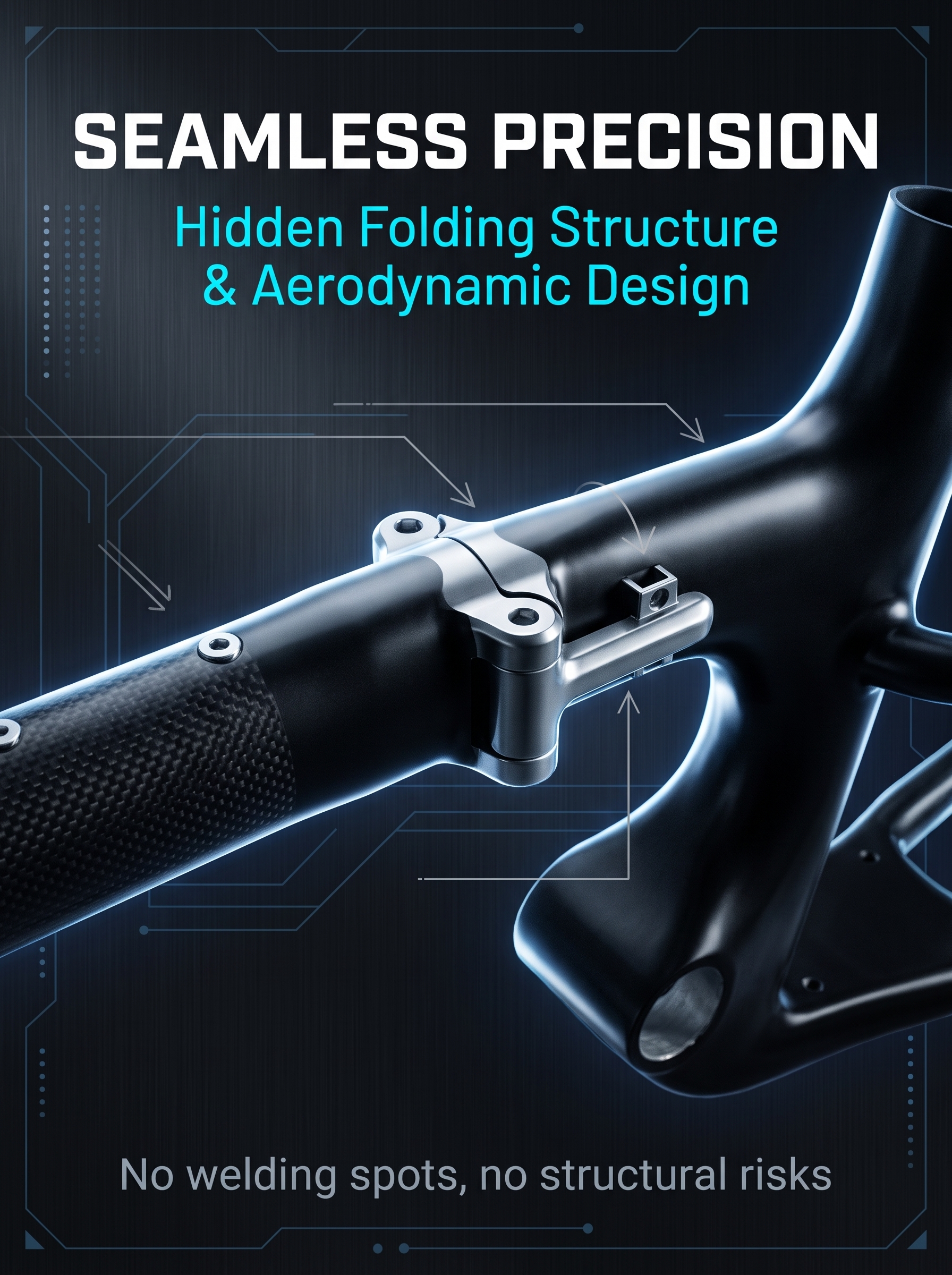 Carbon fiber folding bike (3)