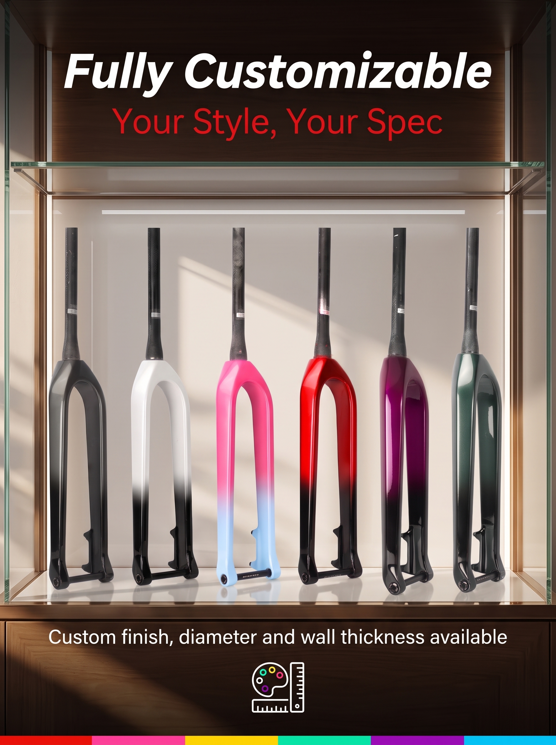 Carbon fiber bicycle fork price (5)