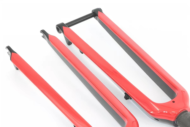 Custom Carbon Fiber Fork for A Mountain Bike Similar To Santa Cruz Front Forks Supplier Cannondale Carbon Gravel Suspension Fork Wholesale Factory