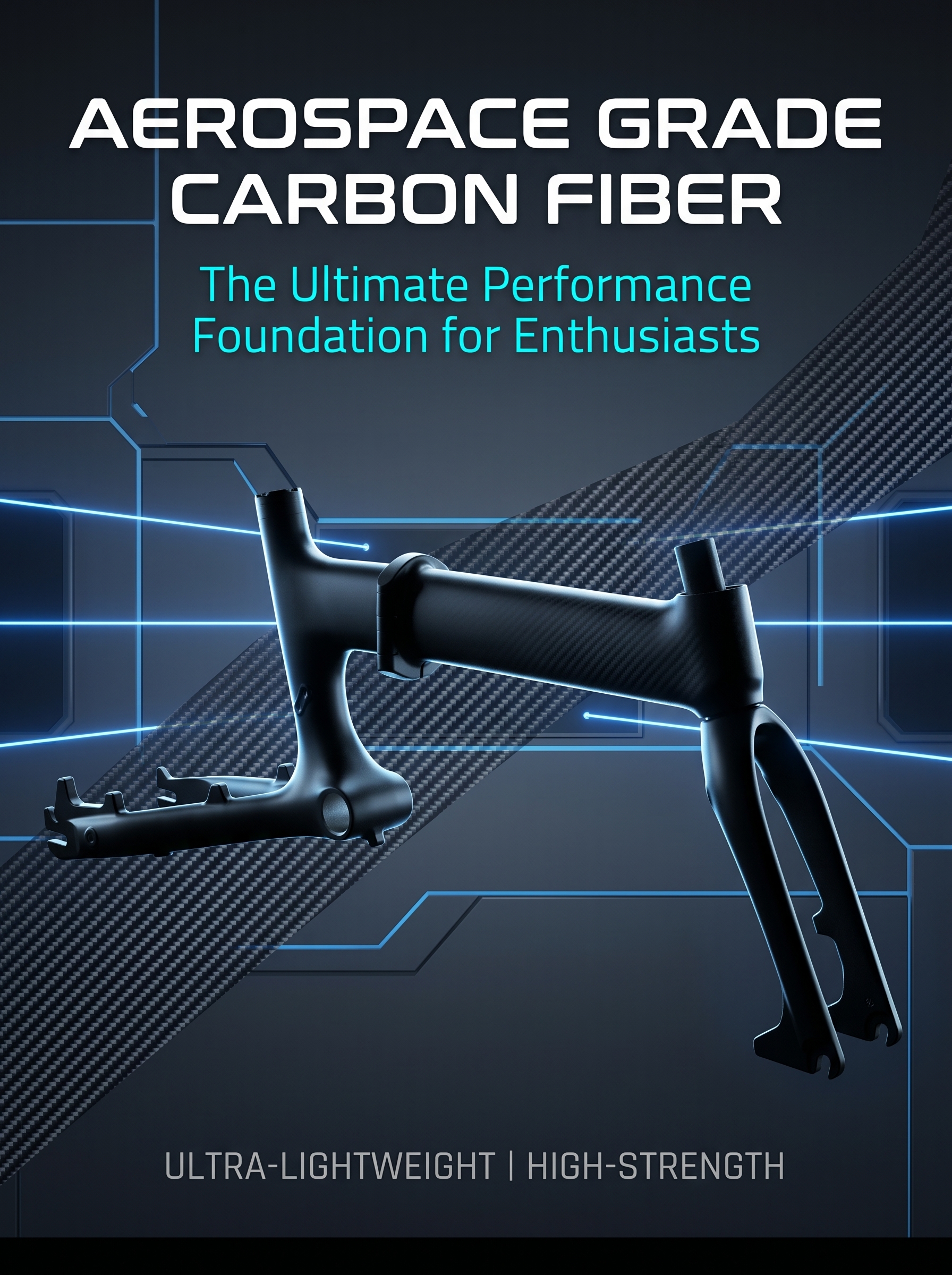 Carbon fiber folding bike (1)